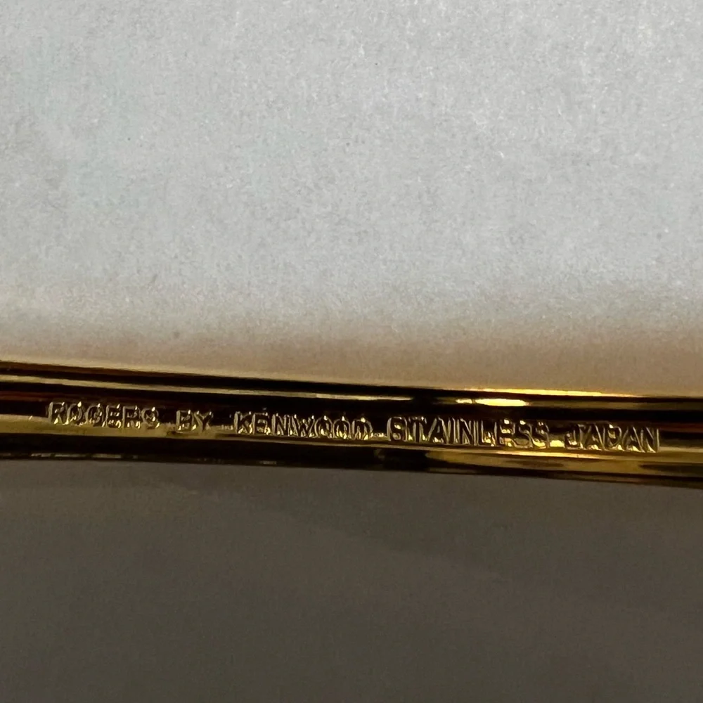 Kenwood Oneida 1984 Golden Natchez 20pc Service For 4 Flatware New
